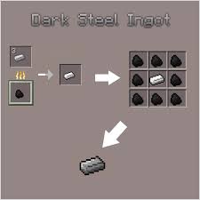 Comment faire un Dark steel ingot